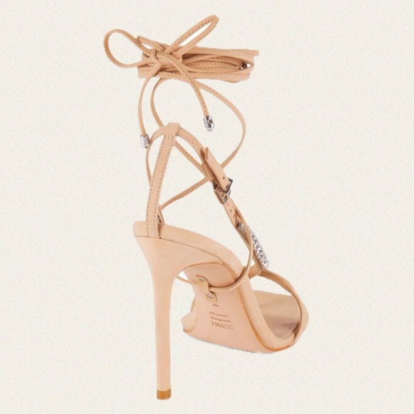 Schutz Vikki Crystal Embellished High Heel Sandals - Picture 3 of 12